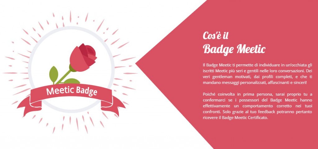 cos'è il meetic badge