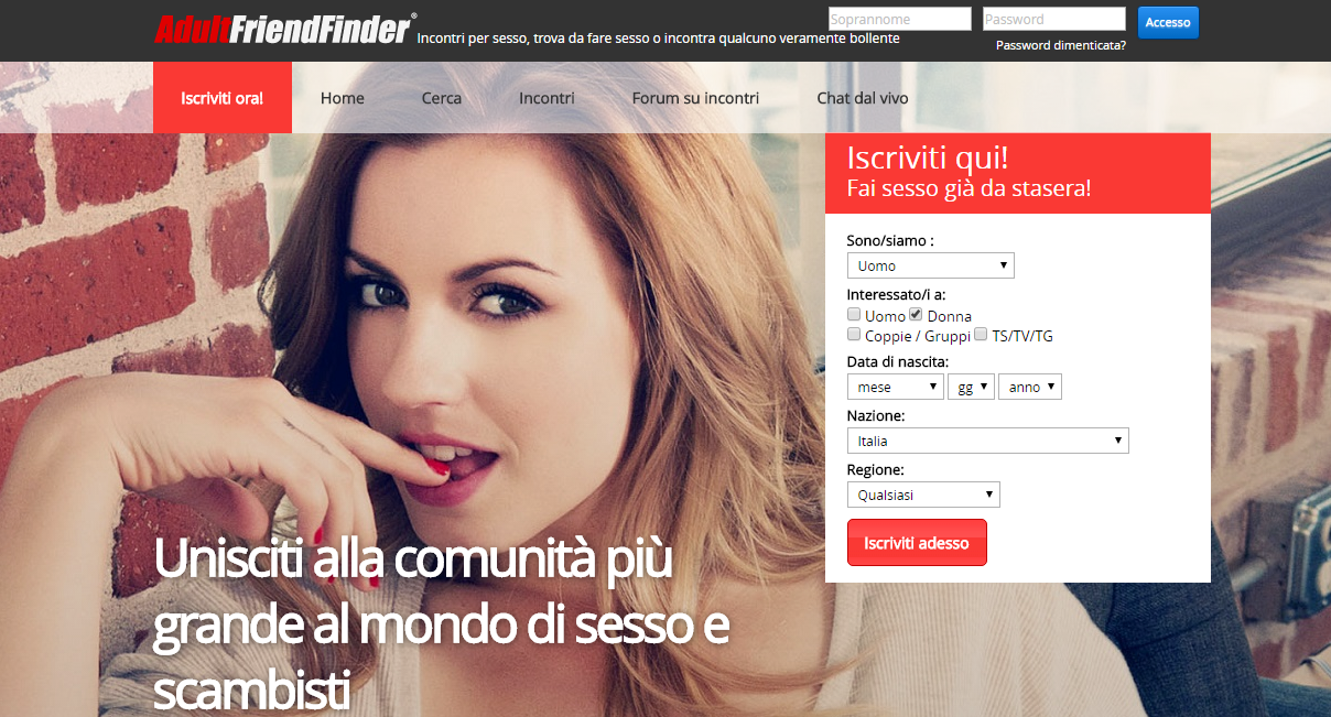 Siti e incontri utilizzati in italia Siti e incontri utilizzati in italia