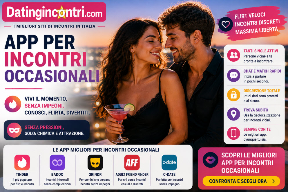 App per incontri occasionali