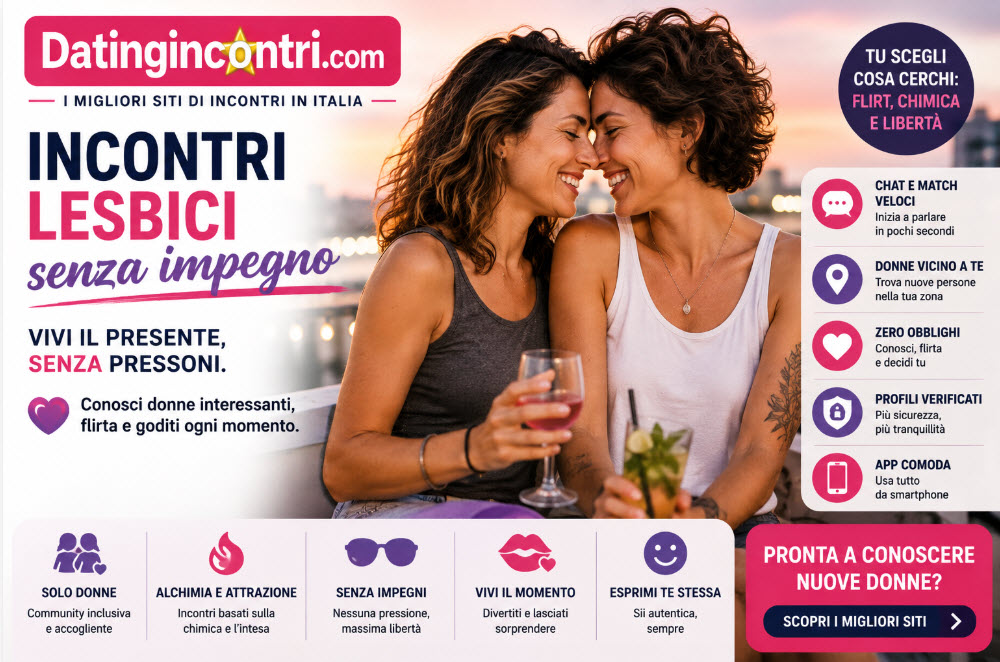 Incontri lesbici senza impegno