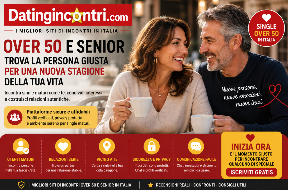 Migliori siti di incontri Over 50